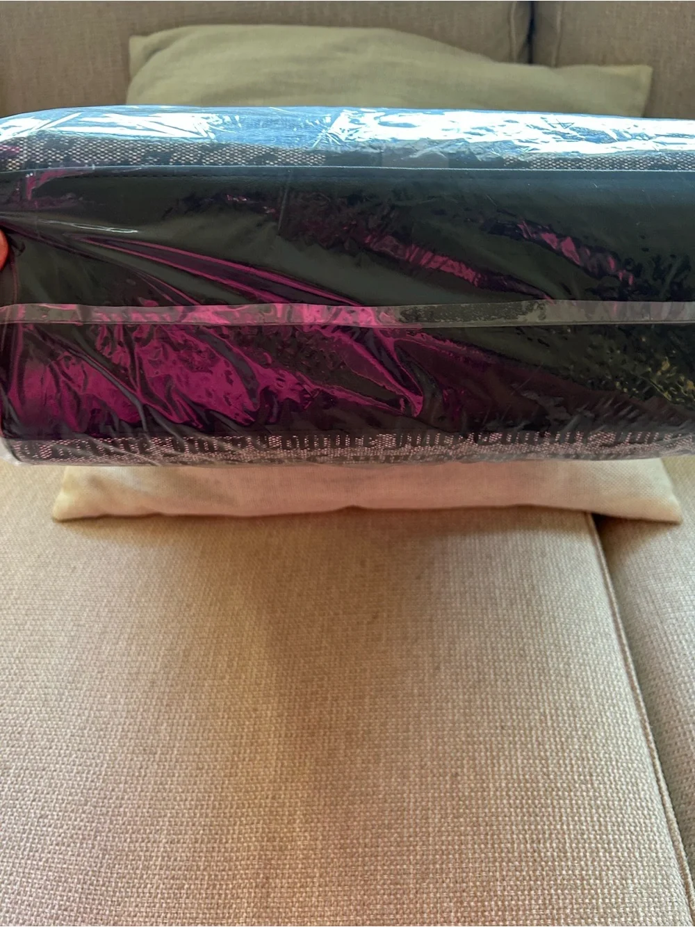 NWT JUICY COUTURE black and grey tote bag.